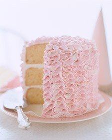 Martha Stewart's Ruffle Cake